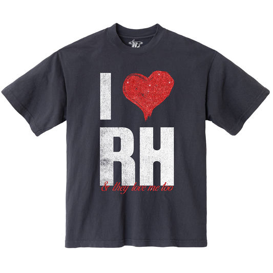 I LOVE RH GLITTER (BLACK)
