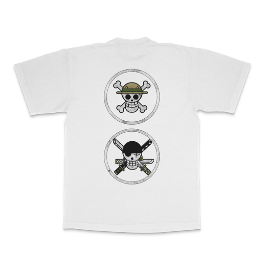 PIRATE HUNTER "WANTED" TEE (WHITE)